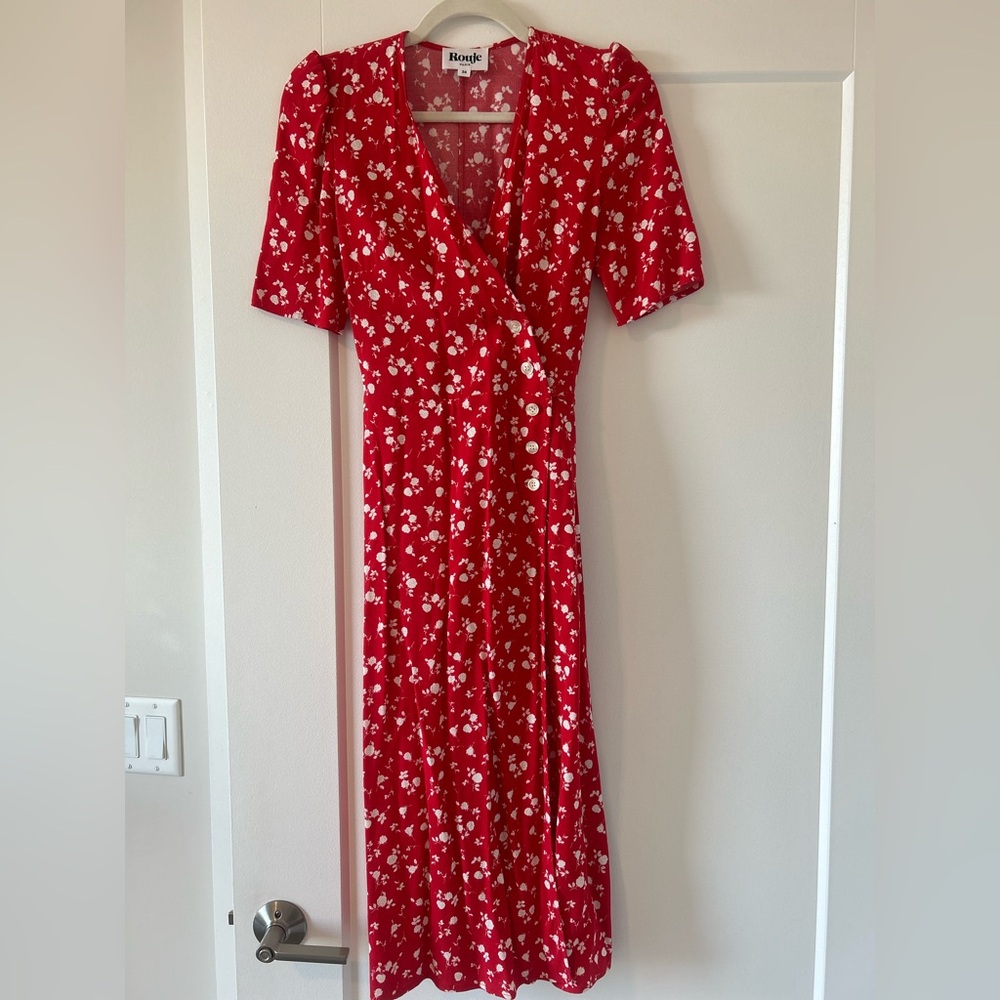 Rouje Gavin Rose Floral Print Dress